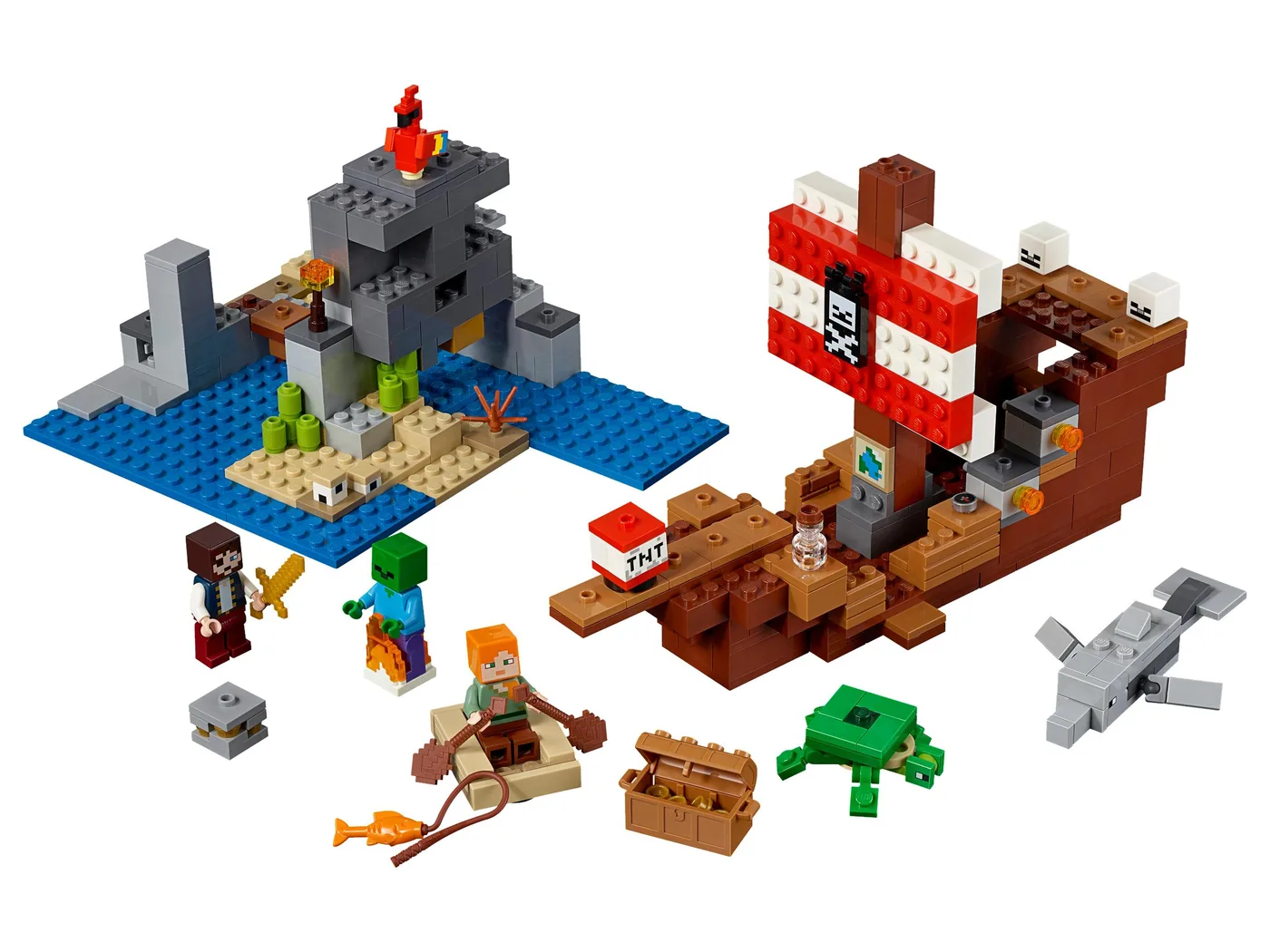 LEGO 21152 L'aventure du bateau pirate - prix | Brick Broker