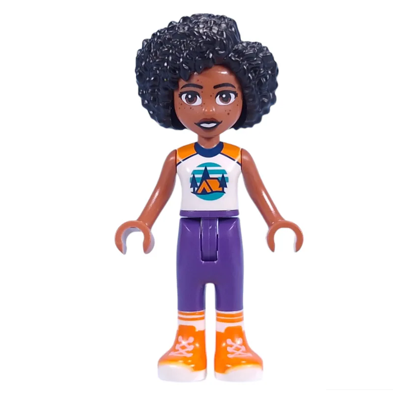 Jamila - Adventure Camp, Dark Purple Pants — minifigurine LEGO | Brick Broker