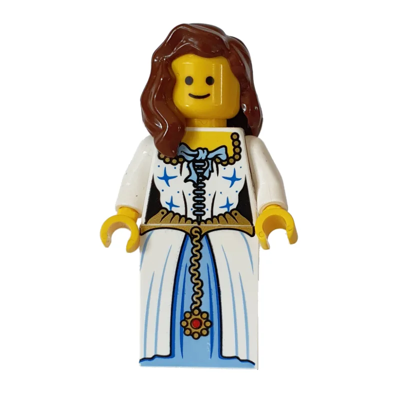 Bride - Mannequin, Medium Blue Underdress — minifigurine LEGO | Brick Broker