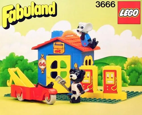 LEGO 3666 Station-service - prix et où acheter | Brick Broker