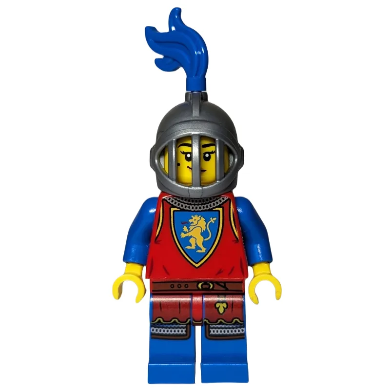 Knight, Woman, Helmet with Fixed Grille — minifigurine LEGO | Brick Broker