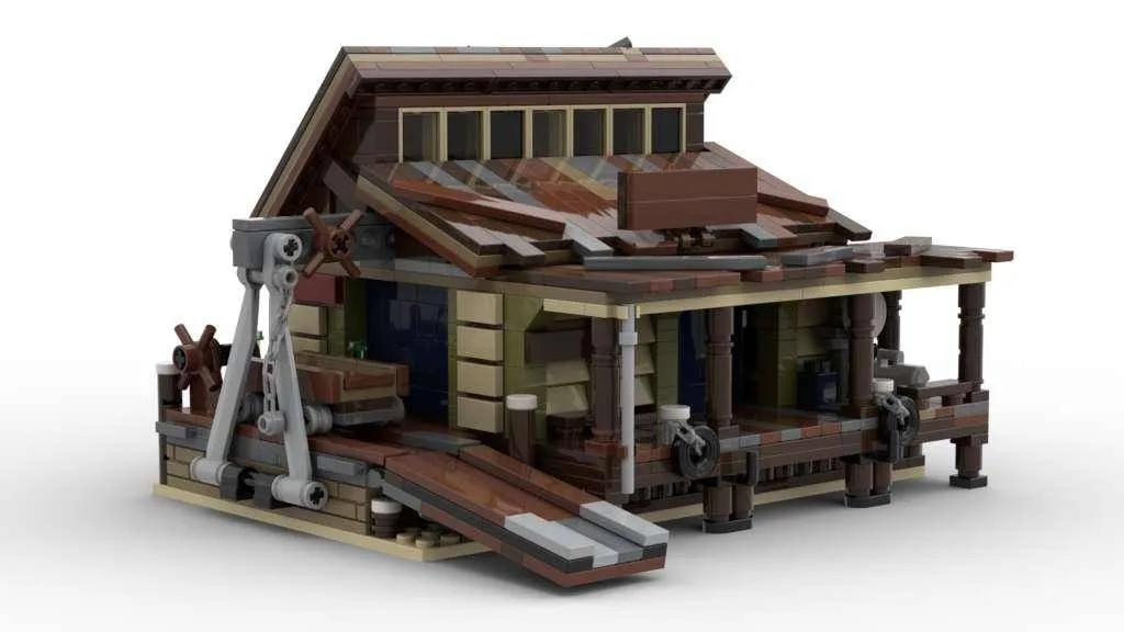 BlueBrixx Station de réparation de petits bateaux (BB-103486) - prix | Brick Broker