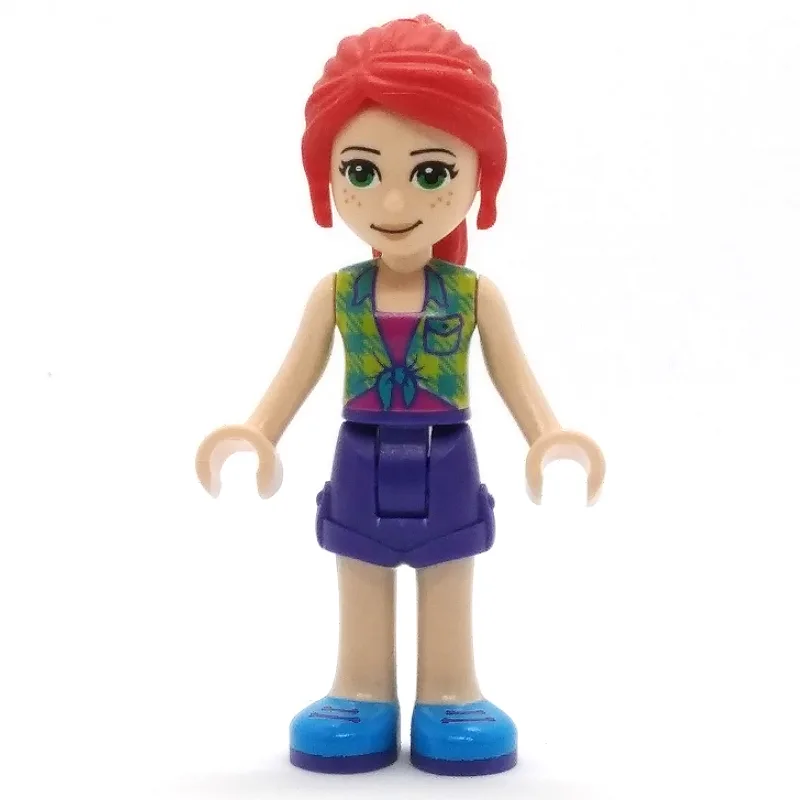 Mia - Bright Green Top, Medium Lavender Skirt — minifigurine LEGO | Brick Broker