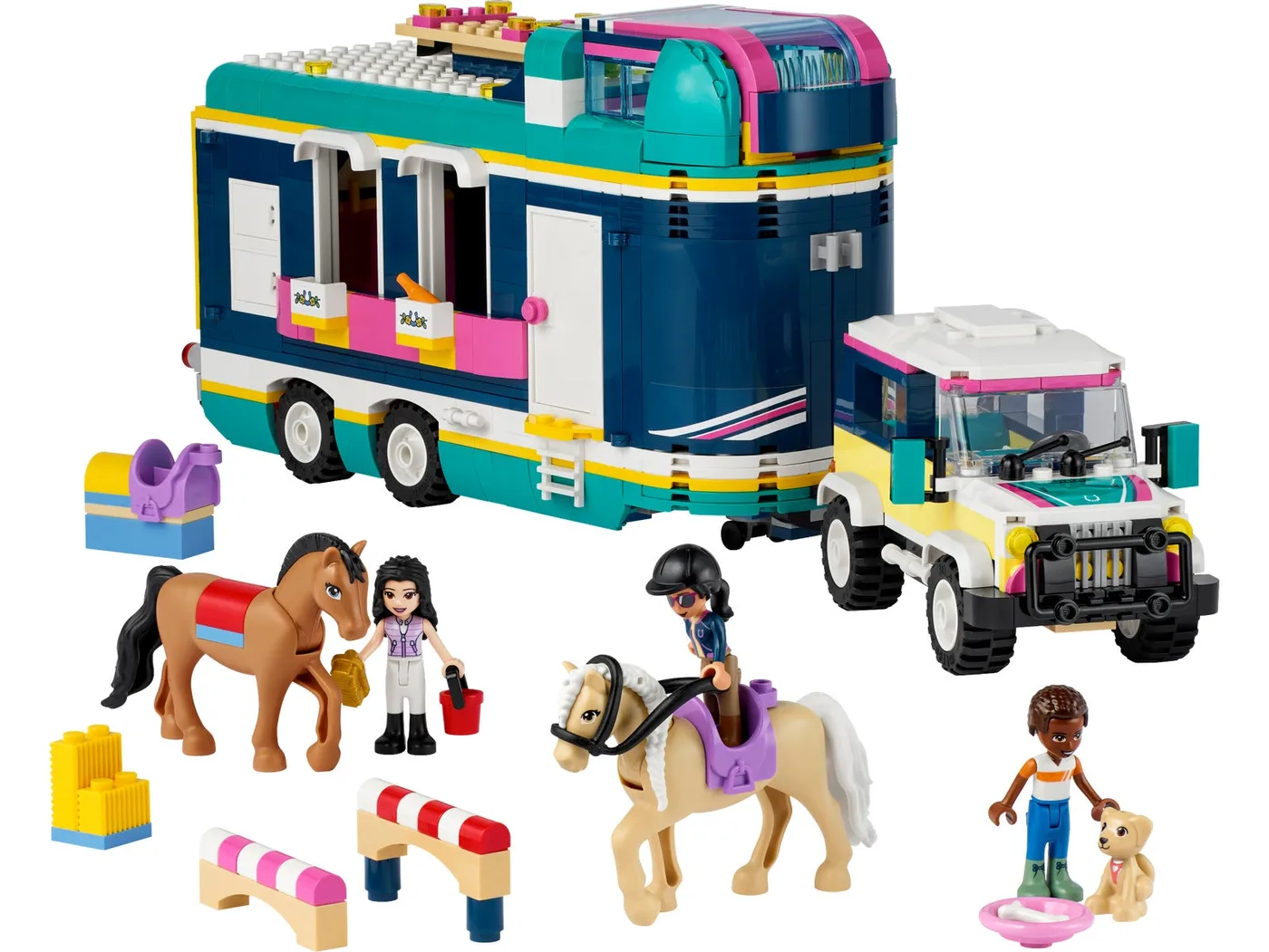 LEGO 41722 Remorque pour spectacle équestre - prix | Brick Broker