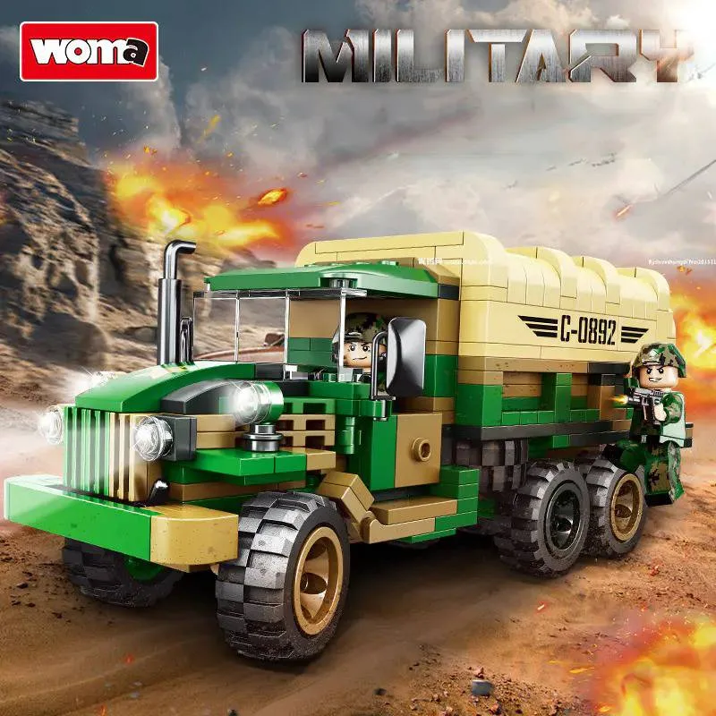 Woma Camion militaire de transport de soldats (WOM-C0892) - prix | Brick Broker