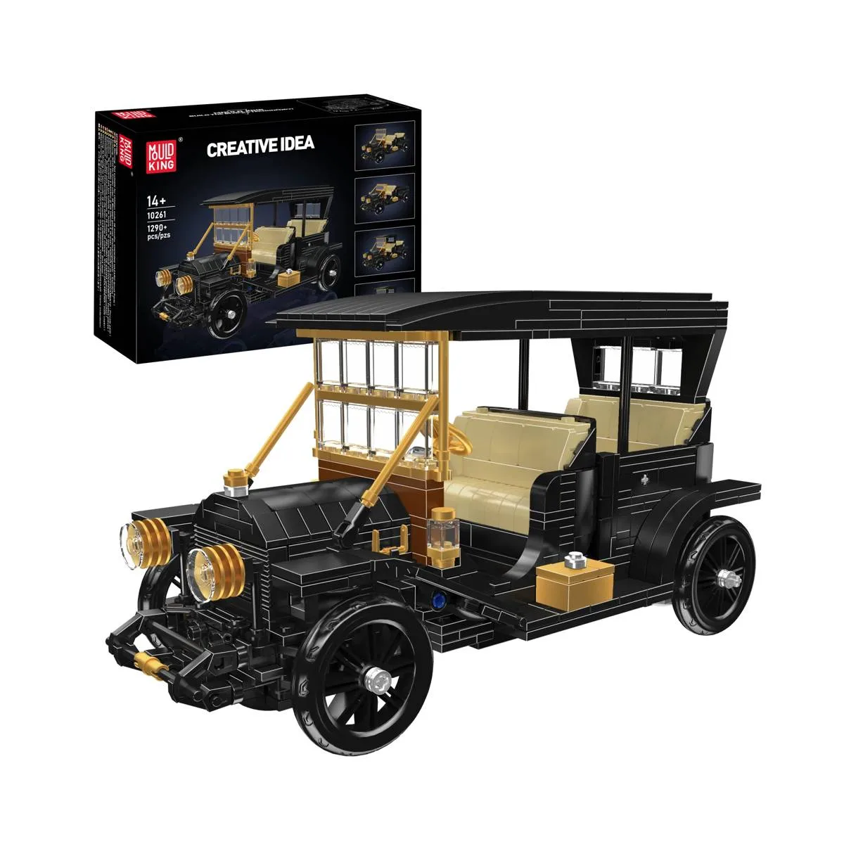 Mould King Voiture vintage Modèle 30 de 1910 (MOU-10261) - prix | Brick Broker