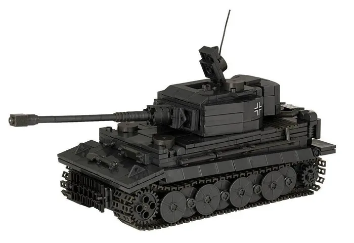 BlueBrixx Char PzKpfw VI Tiger Modèle E (version précoce) (BB-101858) - prix | Brick Broker