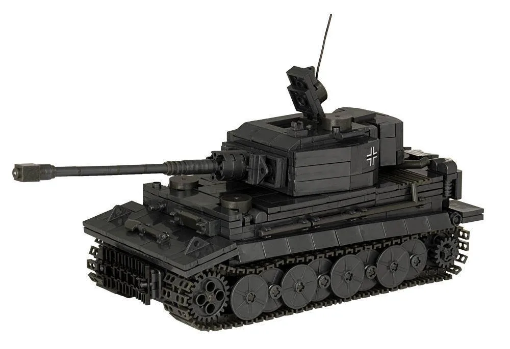 BlueBrixx Char PzKpfw VI Tiger Modèle E (version précoce) (BB-101858) - prix | Brick Broker