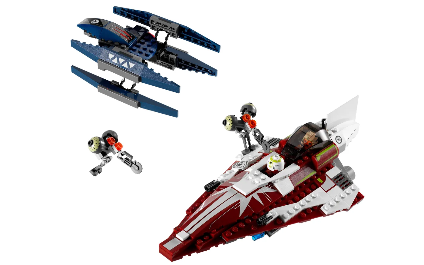 LEGO 7751 Le Chasseur Stellaire d'Ahsoka et le Droïde Vautour - prix | Brick Broker