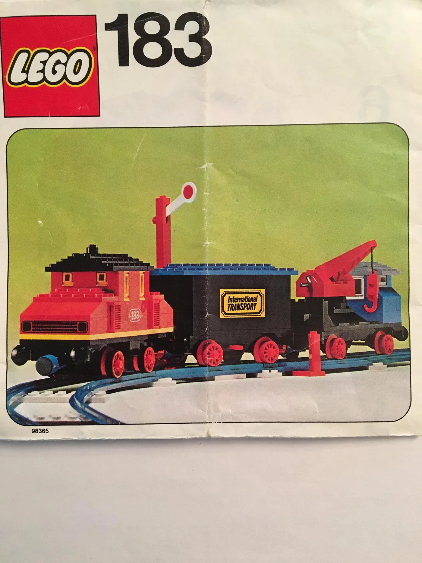 LEGO 183 Ensemble de train complet avec moteur et signal - prix | Brick Broker
