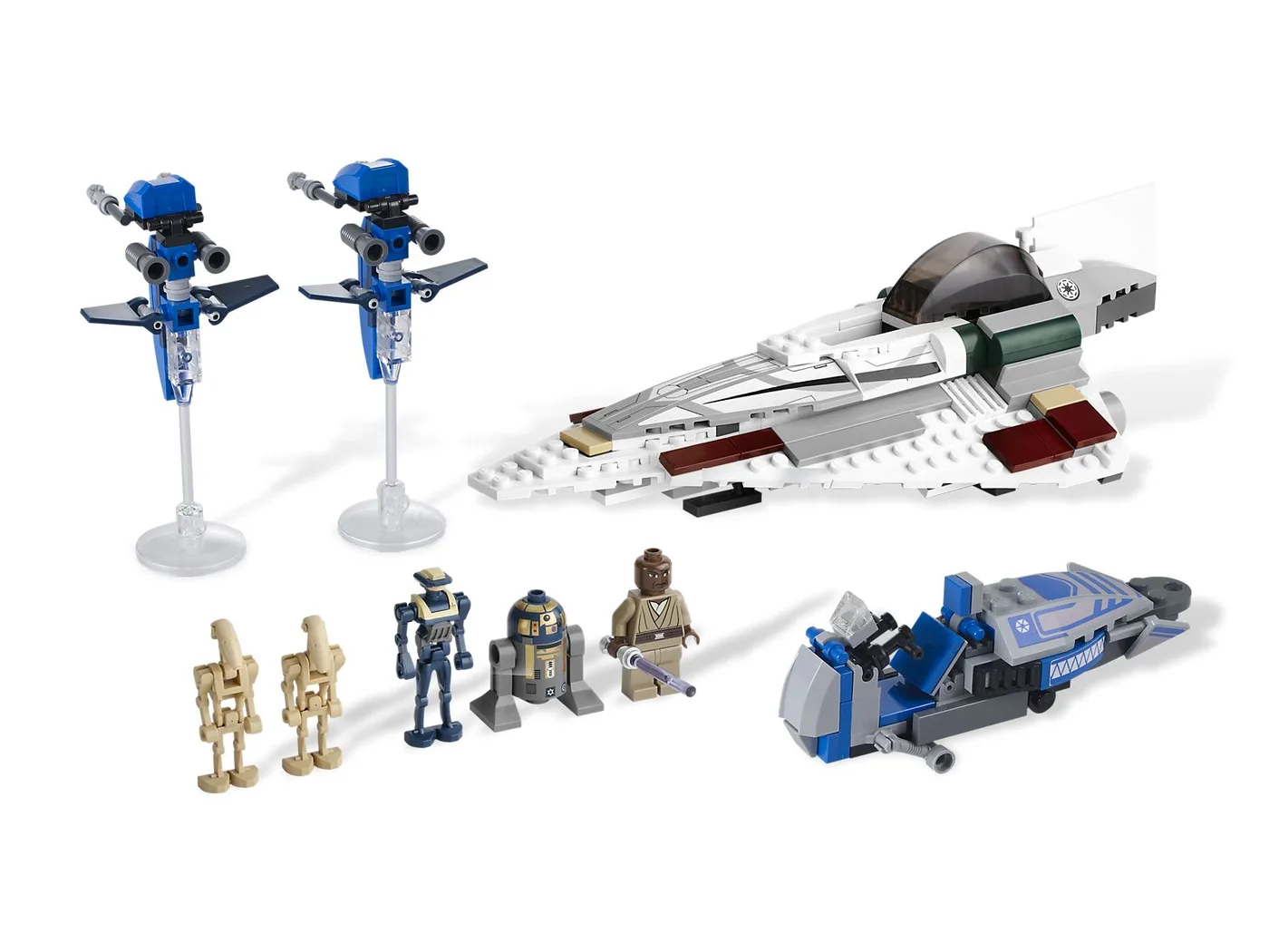 LEGO 7868 Chasseur Jedi de Mace Windu - prix | Brick Broker