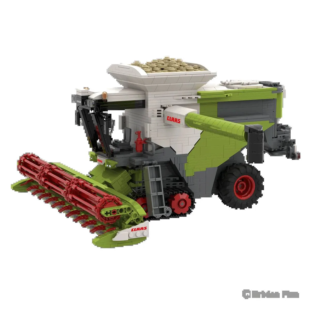 BRIXIES CLAAS™ LEXION 8900 TERRA TRAC avec remorque (BRIXIES-222.734) - prix | Brick Broker