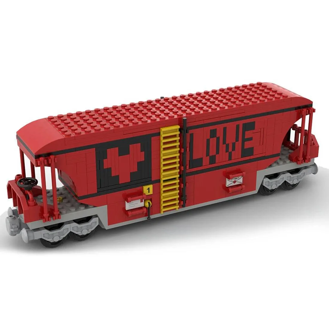LesDiy Wagon de train coffre secret de la Saint-Valentin (LESDIY-3421478) - prix | Brick Broker