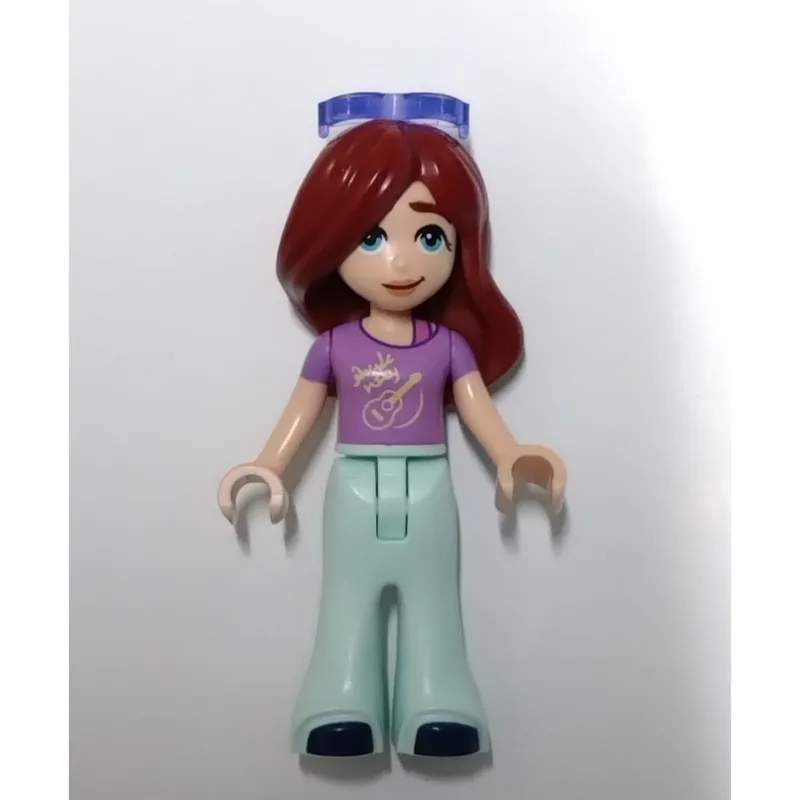 Paisley - Lavender Top, Light Aqua Legs, Sung… — minifigurine LEGO | Brick Broker