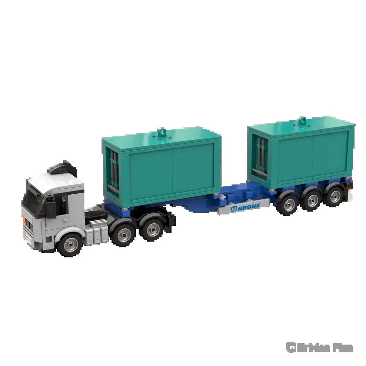 BRIXIES KRONE™ Boxliner eLTU70 avec 2 conteneurs (BRIXIES-222.853) - prix | Brick Broker