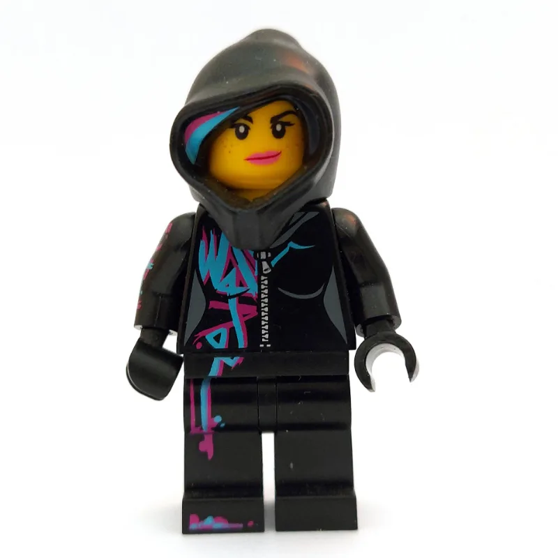 Wyldstyle in black jumpsuit with hood — dans quels sets LEGO ? (fig-002186) | Brick Broker