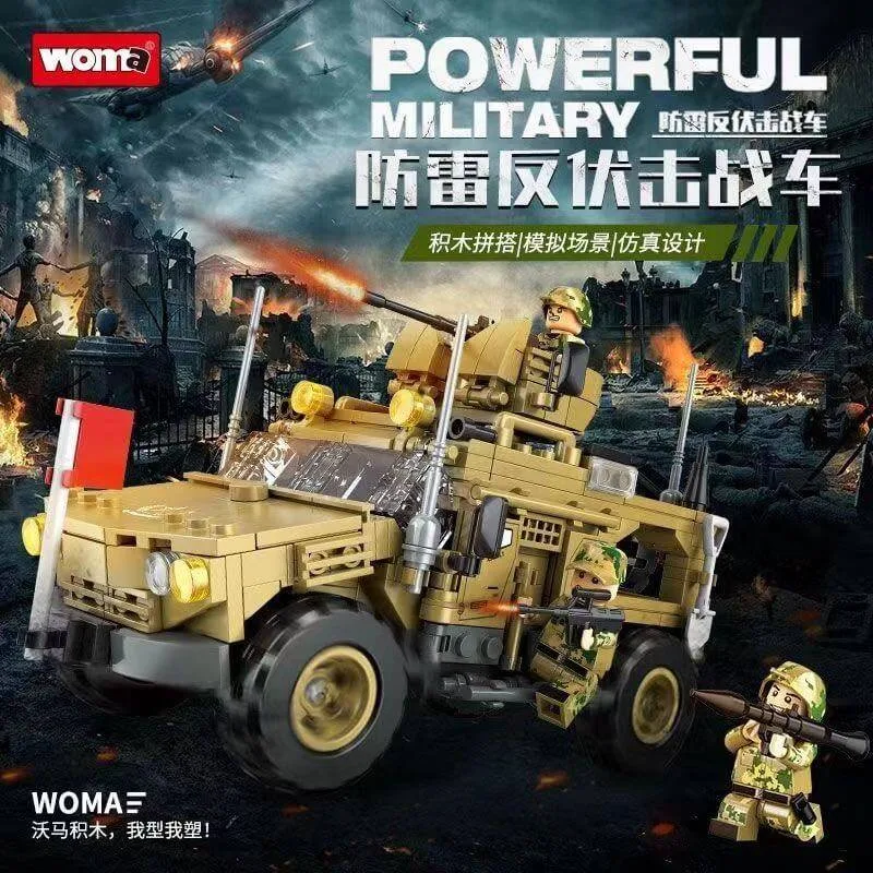 Woma Véhicule blindé résistant aux mines et aux embuscades (WOM-C0843) - prix | Brick Broker