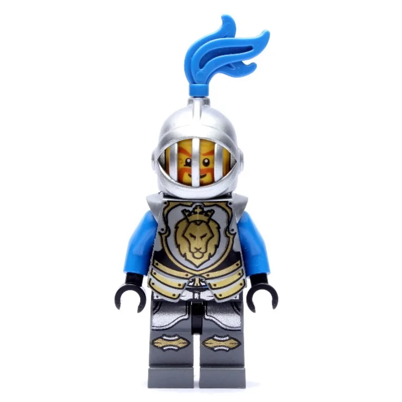 Knight, Blue, Armor, Helmet with Grille and B… — minifigurine LEGO | Brick Broker