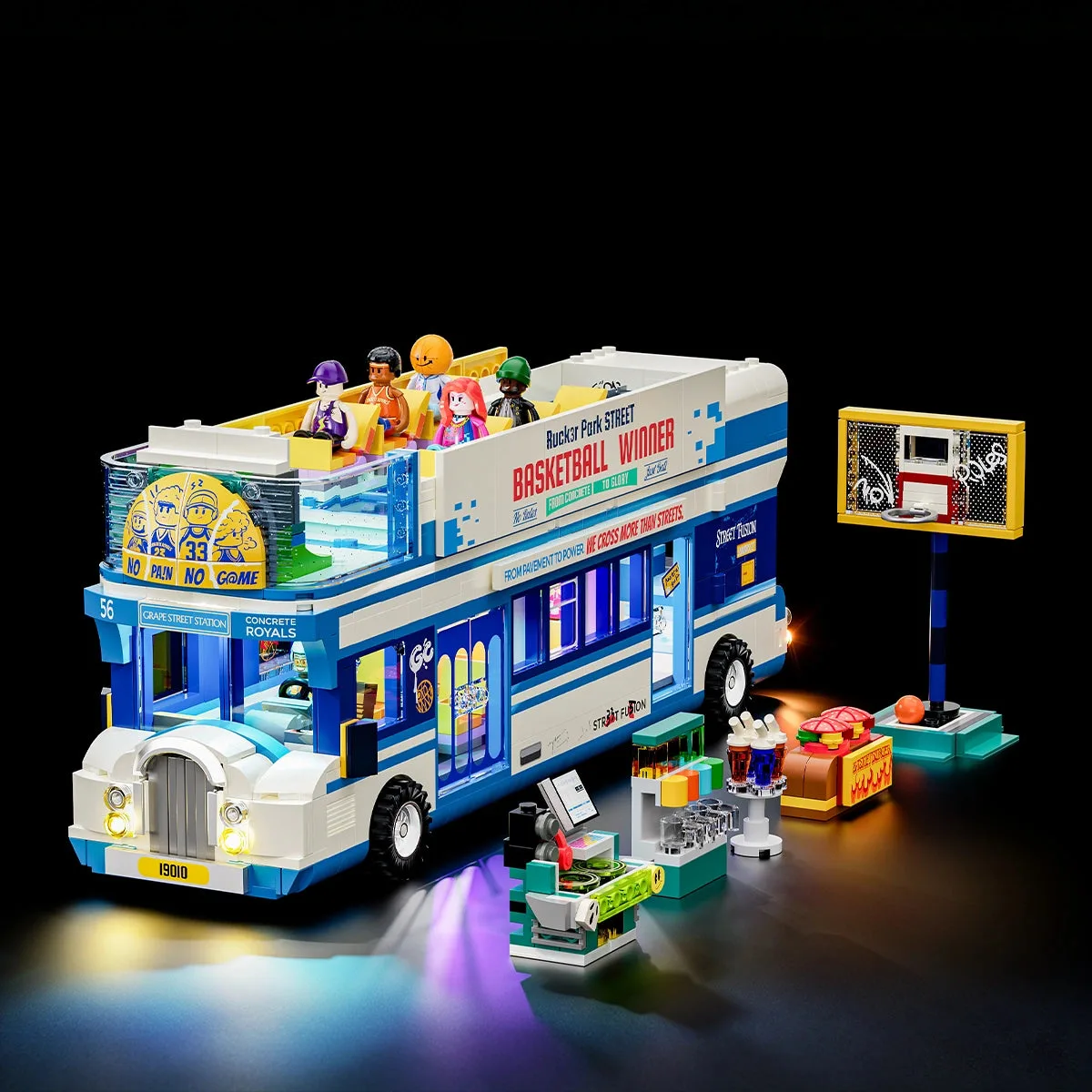 Lumibricks Bus de tournée de streetball (LUMI-19010) - prix | Brick Broker