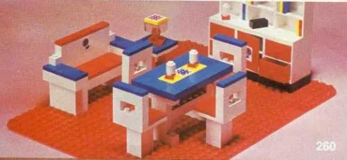LEGO 260 Ensemble salon complet - prix et où acheter | Brick Broker