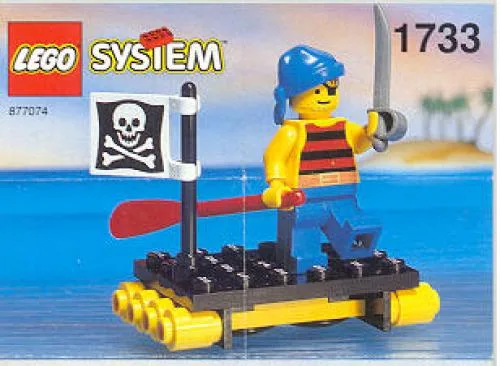 LEGO 1733 Pirate naufragé - prix et où acheter | Brick Broker