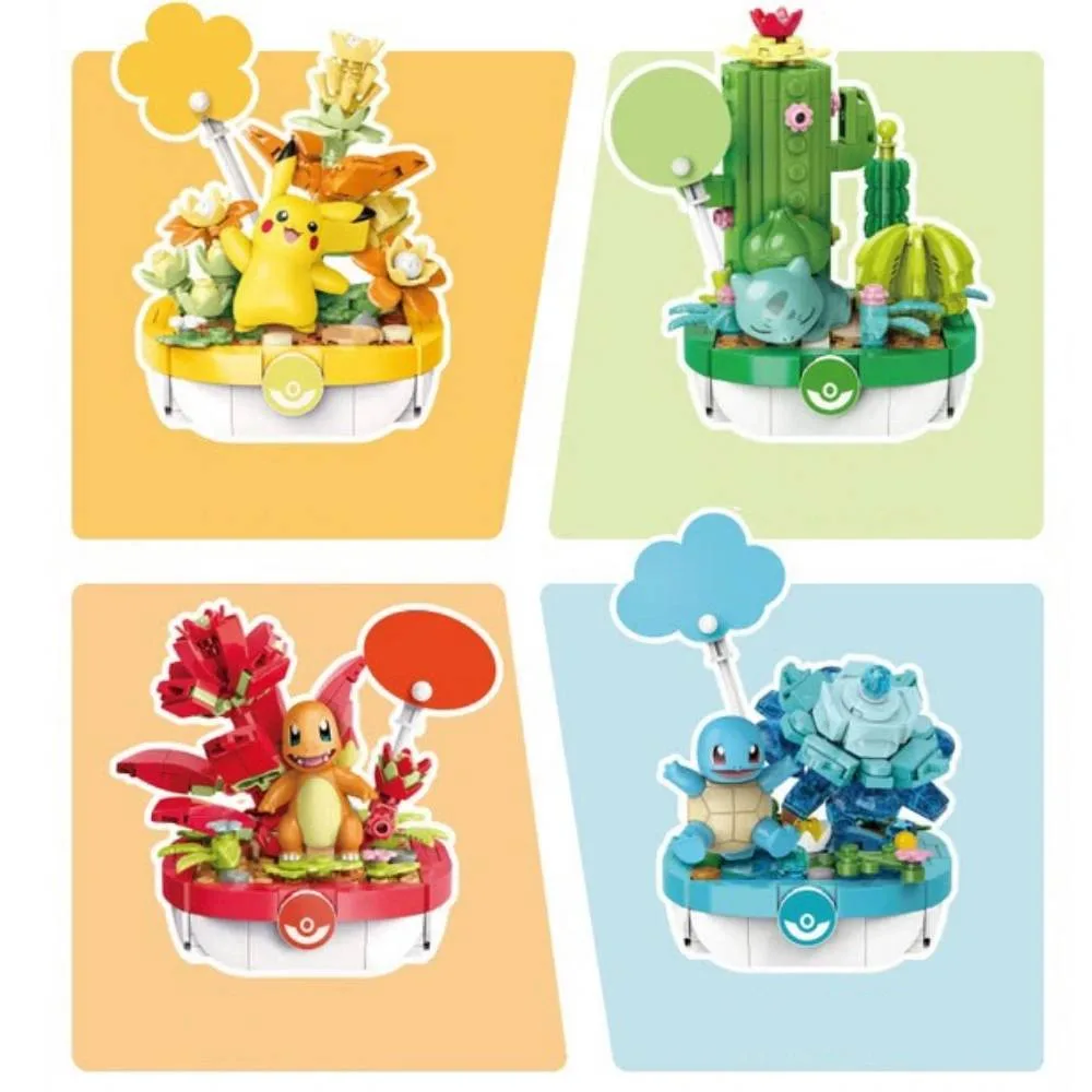 Keeppley Plante en pot Pokémon 4-en-1 (KEP-K20278) - prix | Brick Broker