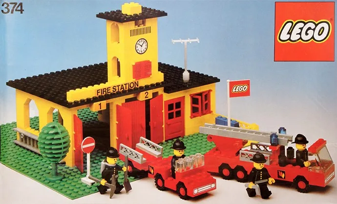 LEGO 374 Caserne de Pompiers - prix et où acheter | Brick Broker