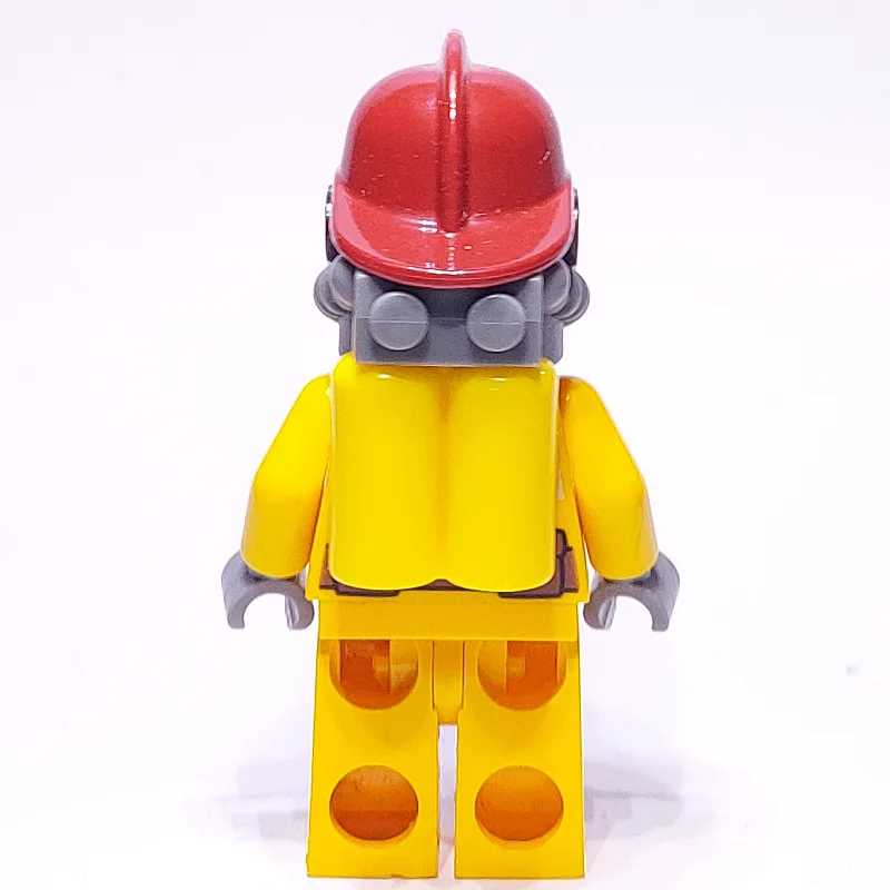 Fireman, Bright Light Orange Fire Suit, Dark… — minifigurine LEGO | Brick Broker