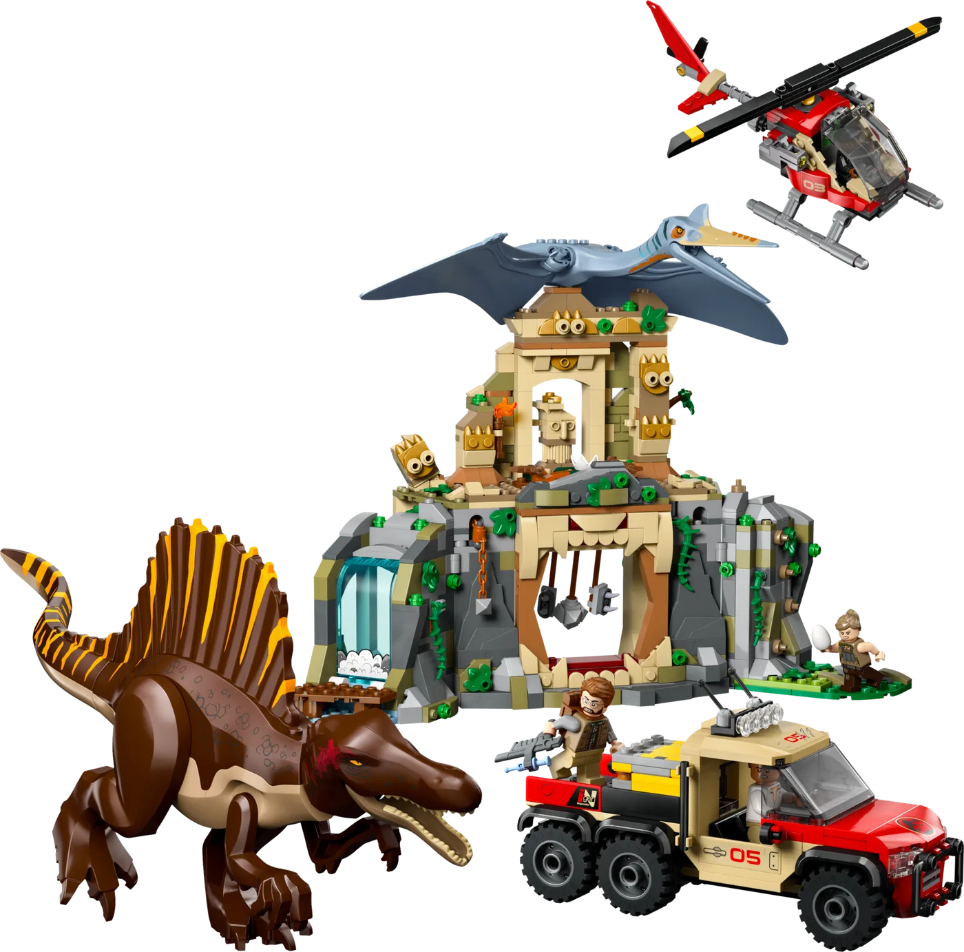 LEGO 76976 Mission Aérienne : Spinosaure & Quetzalcoatlus - prix | Brick Broker