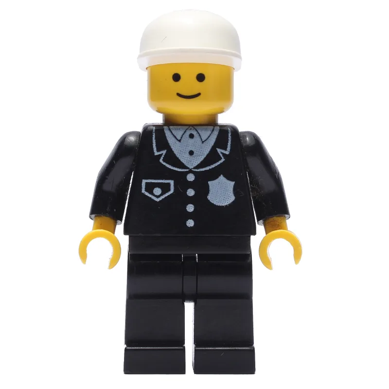 Policeman, Black Suit with Pocket and Badge,… — minifigurine LEGO | Brick Broker