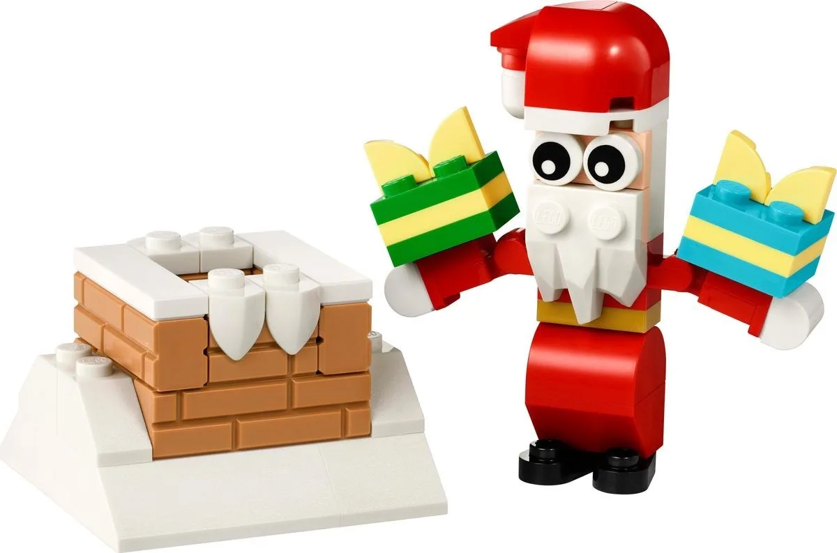 LEGO 30692 S'amuser dans la cheminée de Noël avec le Père Noël - prix | Brick Broker