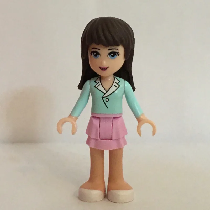 Sophie - Light Aqua Shirt, Bright Pink Skirt — minifigurine LEGO | Brick Broker