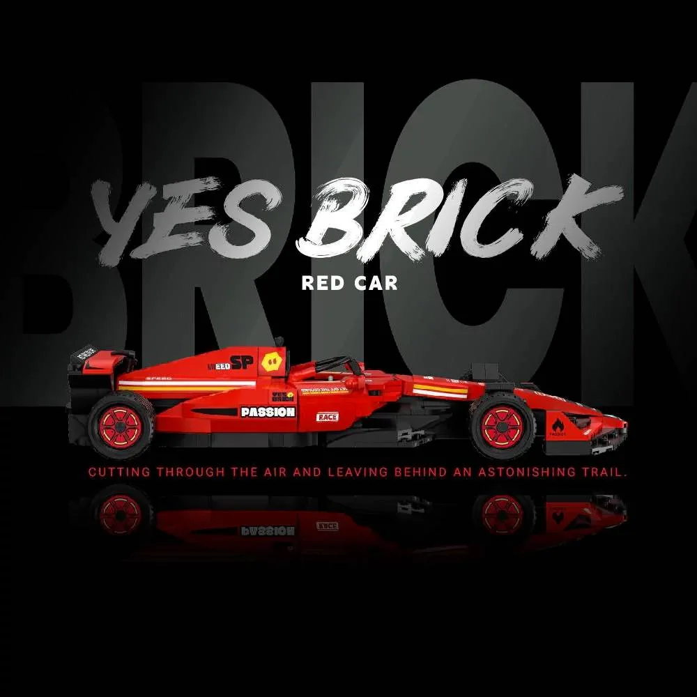 BrickYes Voiture de course rouge (YES-2229) - prix | Brick Broker