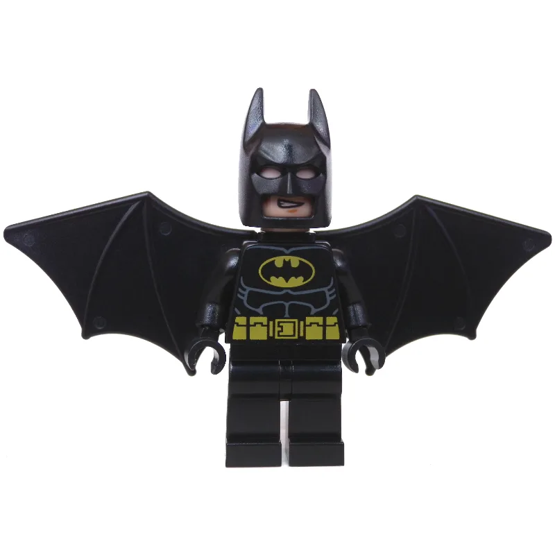 Batman, Black Suit, Black Cowl, Wings, White… — minifigurine LEGO | Brick Broker