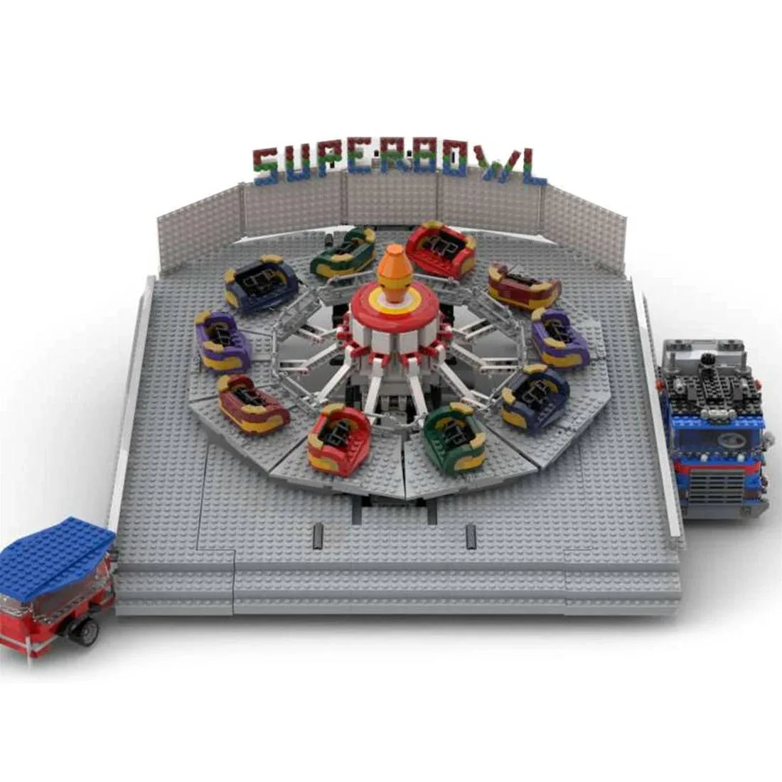 LesDiy Manège de fête foraine Superbowl (LESDIY-3499658) - prix | Brick Broker