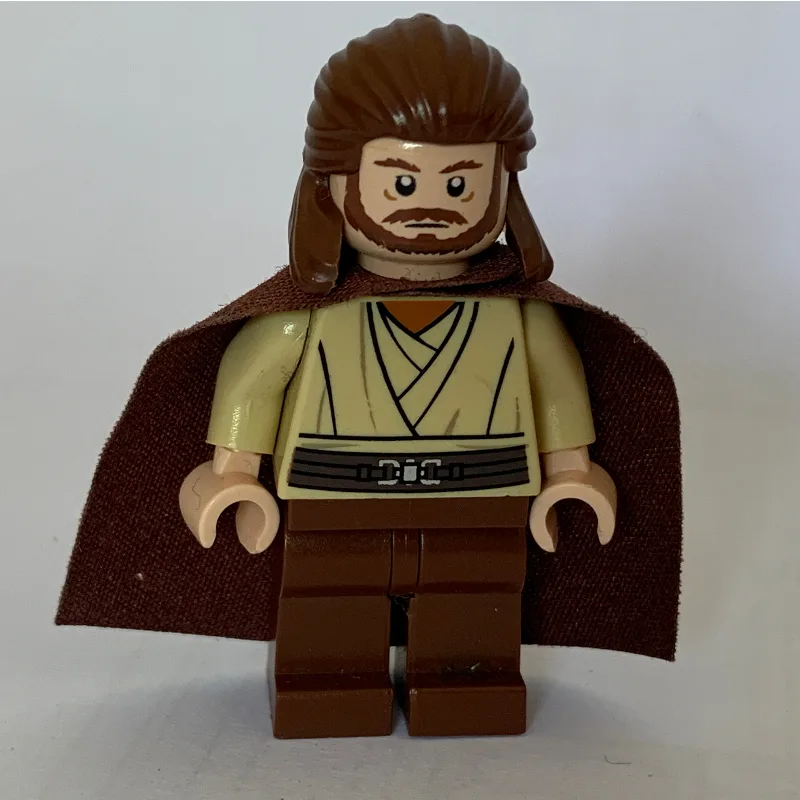 Qui-Gon Jinn, Plain Reddish Brown Legs (3626b… — minifigurine LEGO | Brick Broker