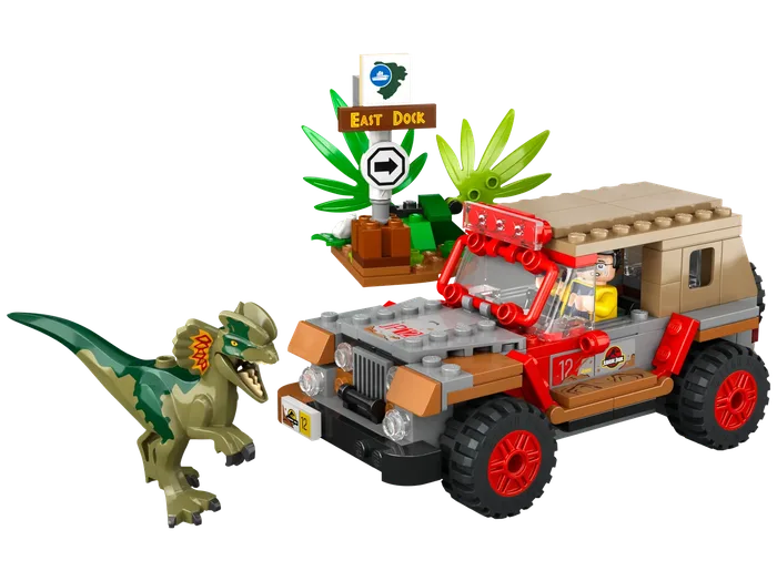 LEGO 76958 L'embuscade du dilophosaure - prix | Brick Broker