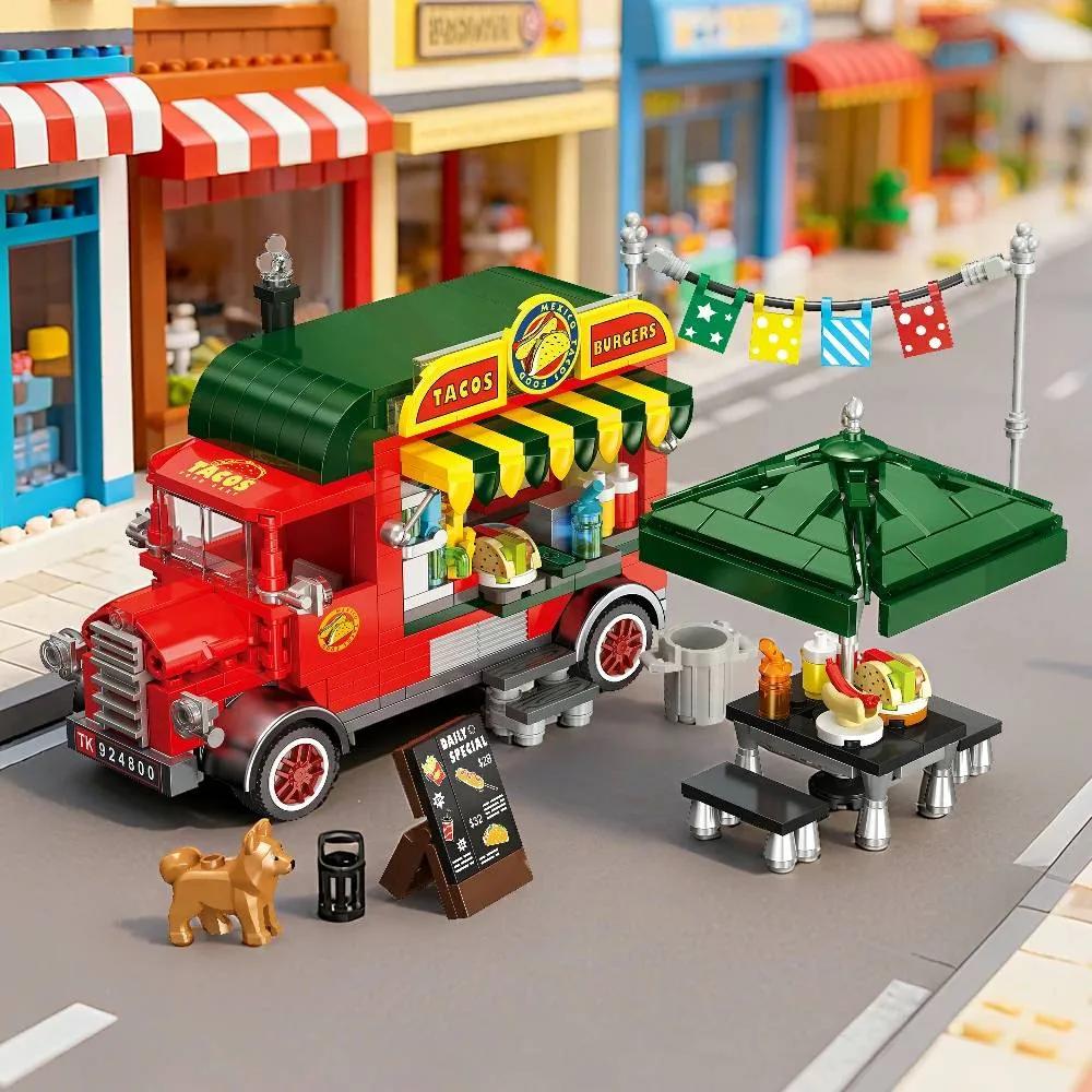 JIESTAR Le chariot à tacos mexicain (JS-JJ9248) - prix | Brick Broker