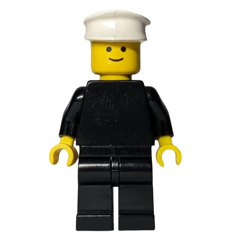 Black Torso, Black Legs, White Hat — dans quels sets LEGO ? (fig-000534) | Brick Broker