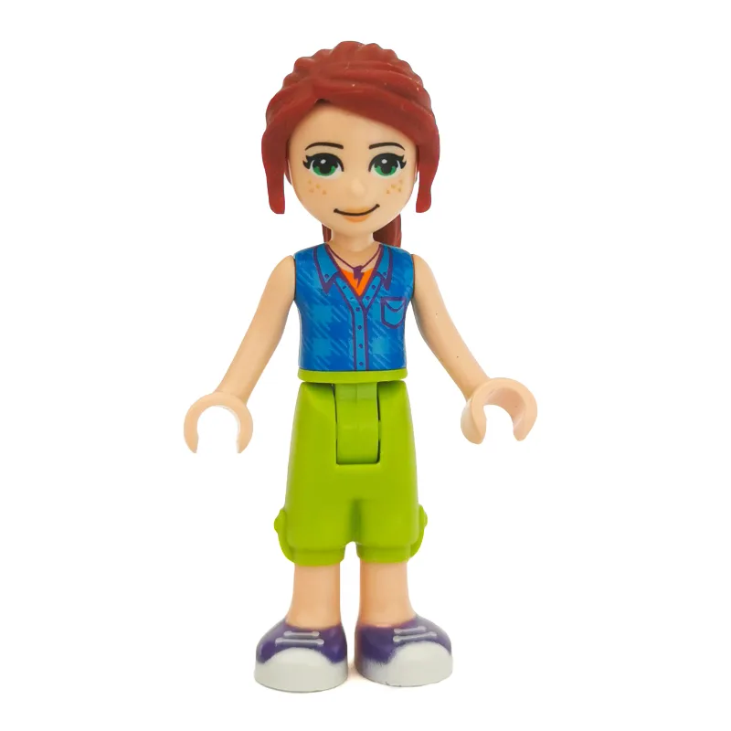 Mia - Blue Plaid Shirt, Lime Trousers — dans quels sets LEGO ? (fig-002637) | Brick Broker