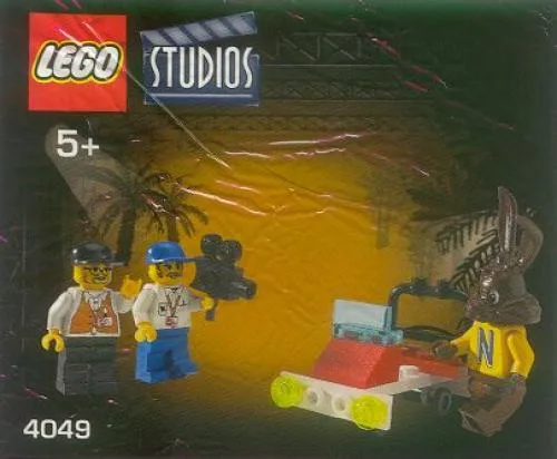 LEGO 4049 Set Promotionnel Nesquik : Quicky le Lapin, Réalisateur, Caméraman et Voiture - prix | Brick Broker