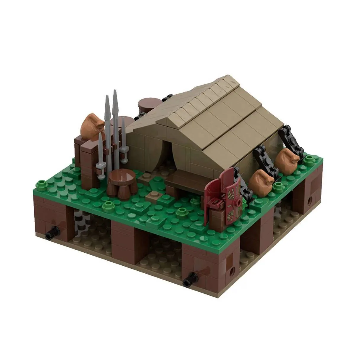 LesDiy Tente de camp de terrain romain pour légionnaires (LESDIY-3469396) - prix | Brick Broker