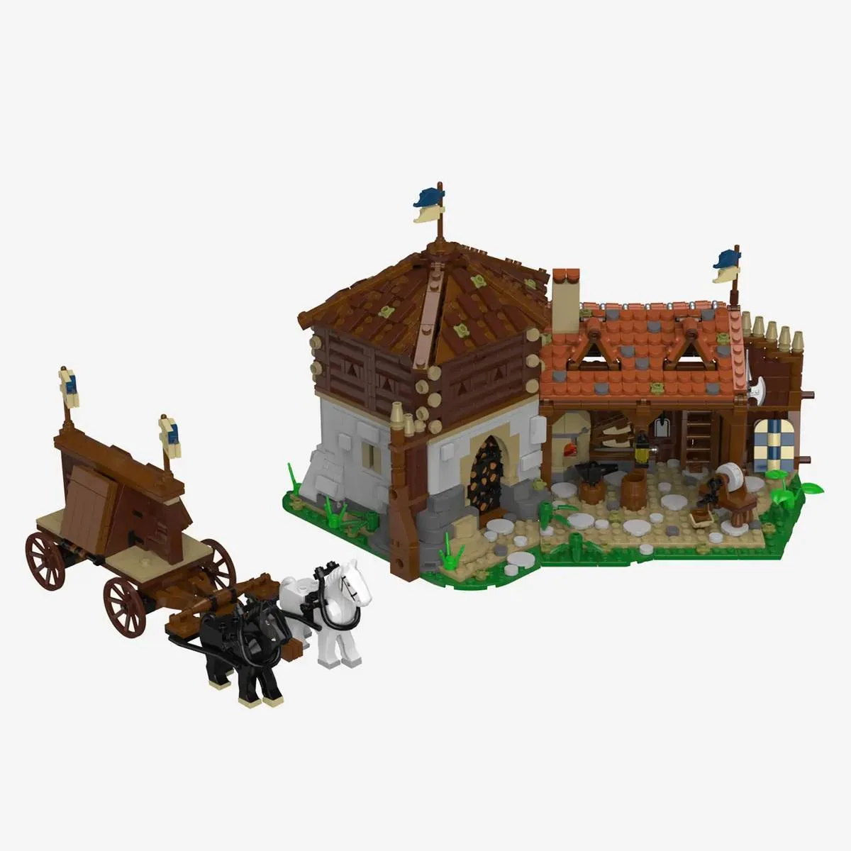 BlueBrixx Château de Blaustein - Armurier (BB-108397) - prix | Brick Broker