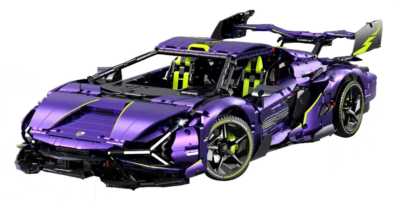 JIESTAR Kit de modèle de supercar angulaire GULY 1:8 10635 (JS-10635) - prix | Brick Broker