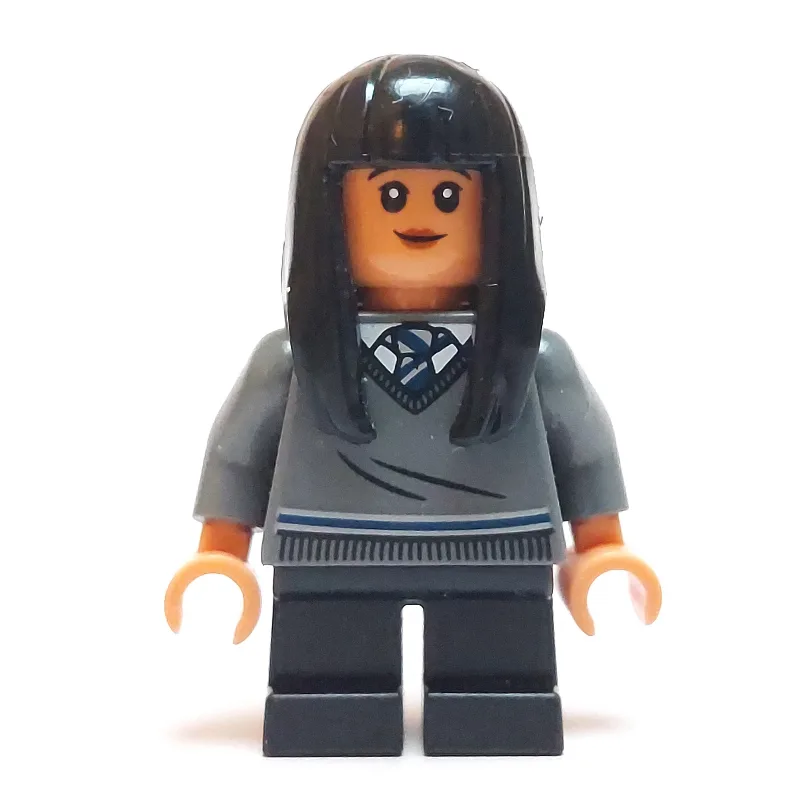 Cho Chang - Dark Bluish Grey Sweater, Black L… — minifigurine LEGO | Brick Broker
