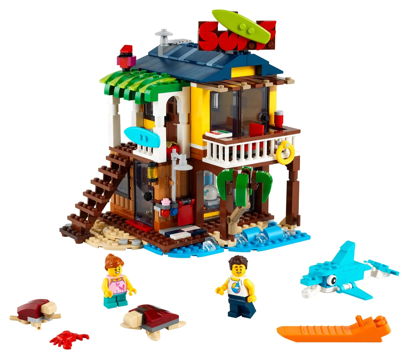 LEGO 31118 Cabane de plage surfeur - prix | Brick Broker