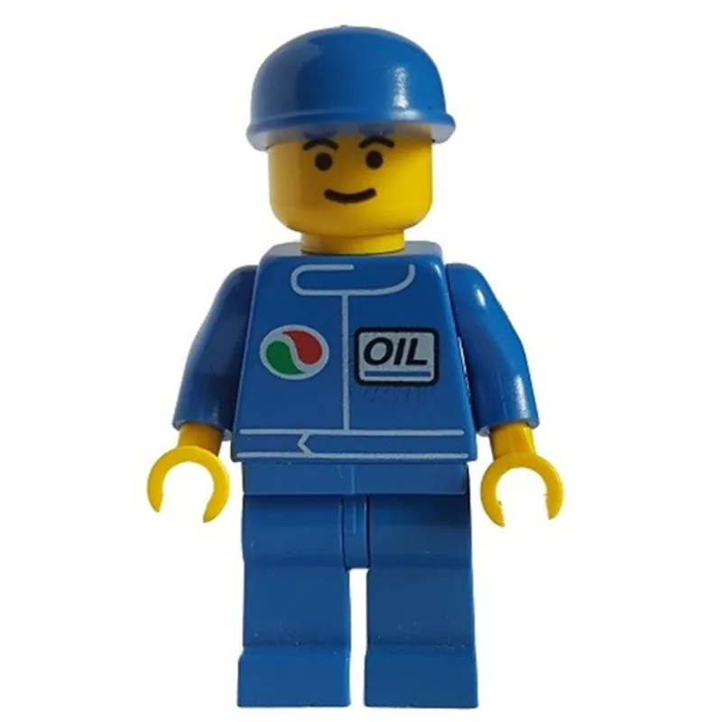 Racer, Blue Jacket with Octan Logo, Blue Legs… — minifigurine LEGO | Brick Broker