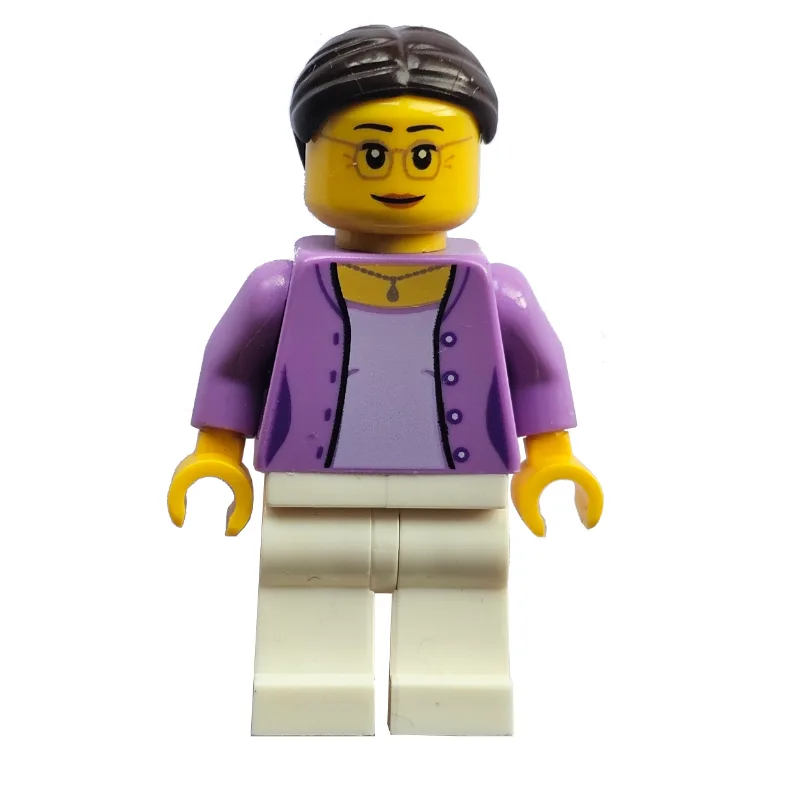 Female, Open Medium Lavender Jacket over Lave… — minifigurine LEGO | Brick Broker