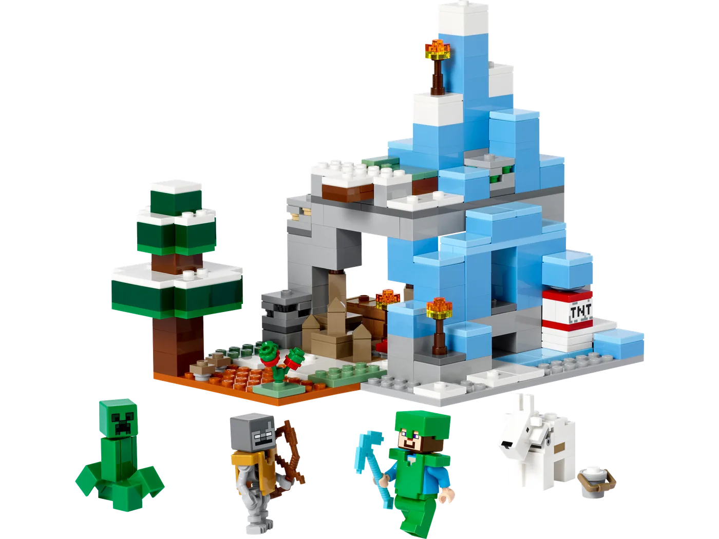 LEGO 21243 Les Pics Glacés - prix et où acheter | Brick Broker