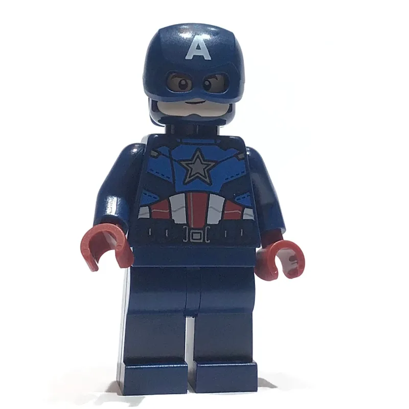 Captain America with Dark Blue Suit, Helmet — minifigurine LEGO | Brick Broker